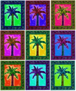 Nine Palm Trees