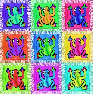 Nine Frogs